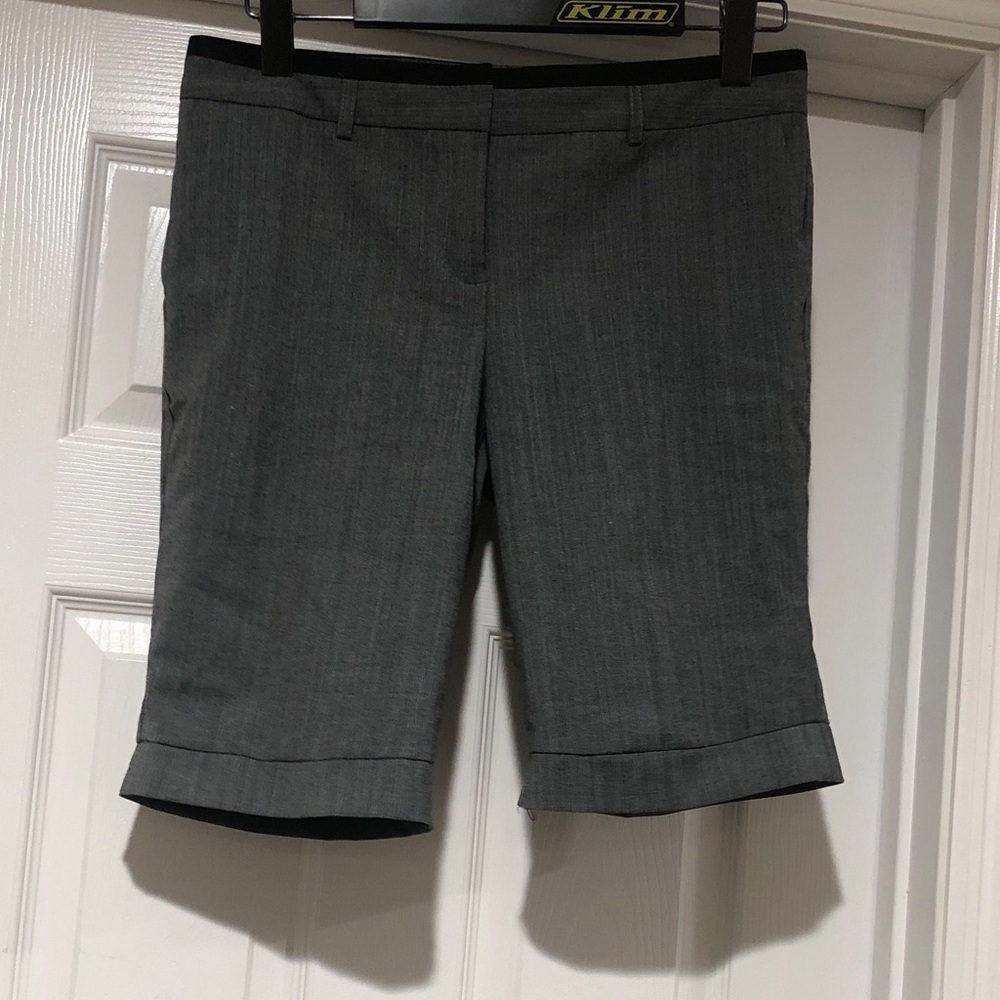 Gray Tailored Shorts